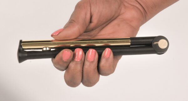 Hand holding ZipMyself